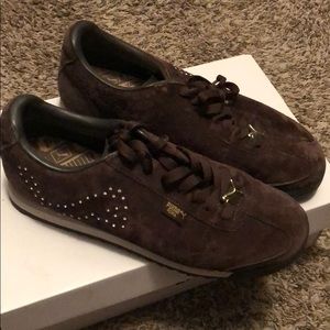 Women’s brown puma shoes